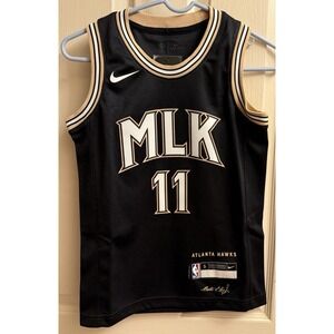 Trae Young Atlanta Hawks Nike City Edition Swingman Jersey NBA #11 MLK Youth Sm